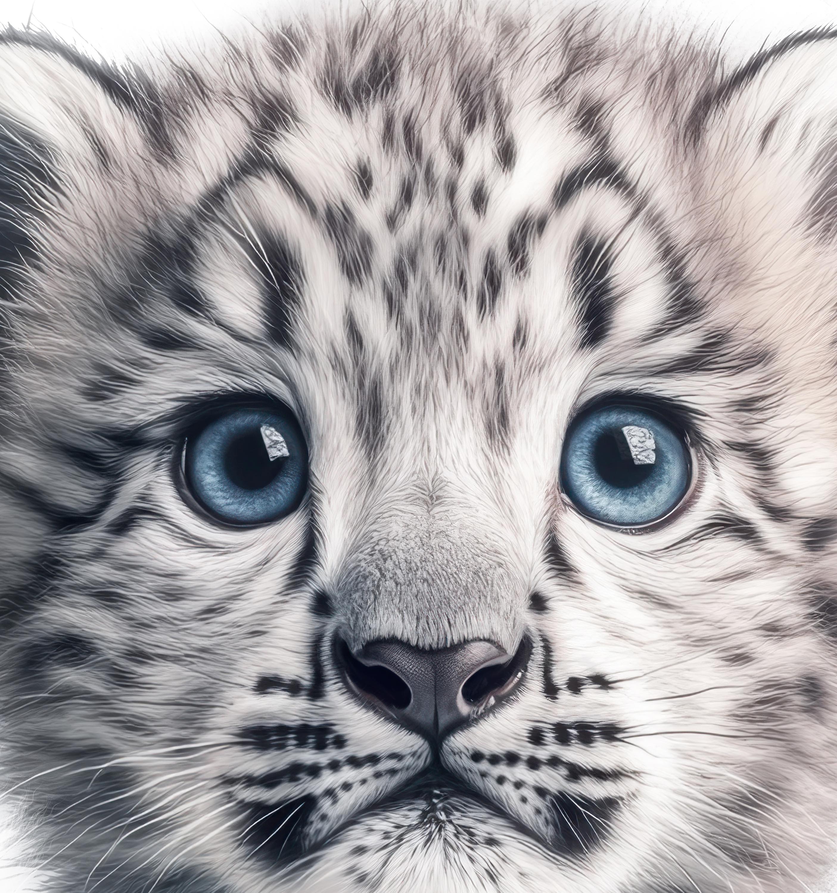 Baby Snow Leopard